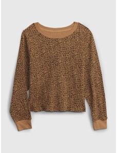 GAP Kids T-shirt with leopard pattern - Girls