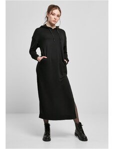 UC Ladies Women's Modal Terry Long Hooded Dress Black