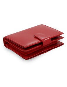 Arwel Červená dámská kožená peněženka se zápinkou 511-9769-31