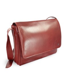 Arwel Červená kožená taška na notebook 212-6118-31