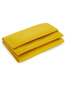 Arwel Žlutá dámská kožená mini peněženka 511-4392A-86