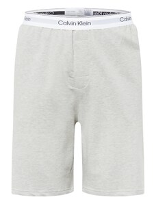 Calvin Klein Underwear Pyžamové nohavice sivá / sivá melírovaná / čierna / biela