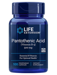 Life Extension Pantothenic Acid 100 ks, vegetariánska kapsula