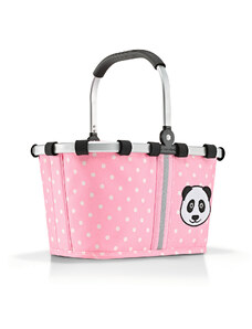 Reisenthel Detský košík Carrybag XS Panda dots pink