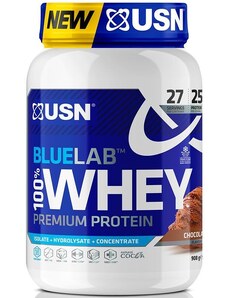 Proteínové prášky USN BlueLab 100% Whey Premium Protein čokoláda 908g blw01