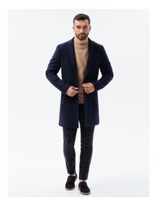 Ombre Clothing Pánsky kabát prechodový ELIAS tmavo modrý