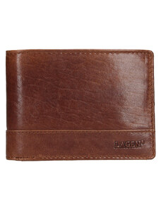 Lagen Pánska kožená peňaženka LM-264665/T tan RFID