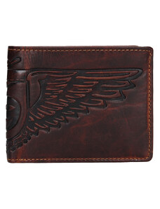 Lagen Pánska kožená peňaženka 26537 krídla - hnedá