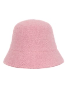 Fiebig - Headwear since 1903 Chlpatý ružový angorový klobúčik - Bucket Hat