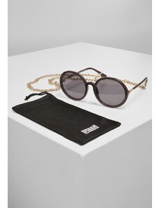 URBAN CLASSICS Sunglasses Cannes with Chain - cherry