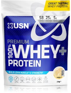 Proteínové prášky USN 100% Premium Whey Bag Vanilla 2kg bwp3