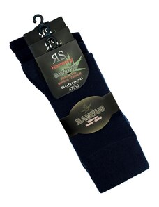 Zdravotní bambusové jednobarevné ponožky bez gumiček RS