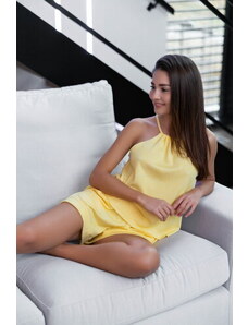 Sensis Dámske krátke pyžamo Marika, Farba žltá