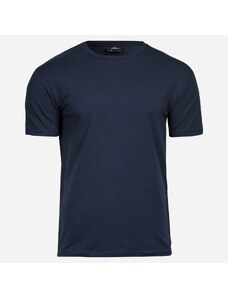 Tee Jays Modré Stretch Slim fit tričko