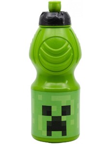 Stor Plastová športová fľaša na pitie Minecraft - 400 ml