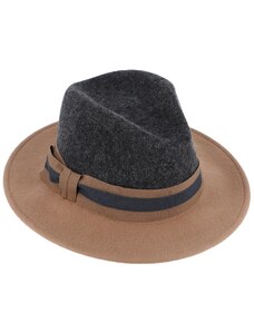 Fiebig - Headwear since 1903 Dámsky dvojfarebný plstený klobúk od Fiebig - Aisha Anthrazit