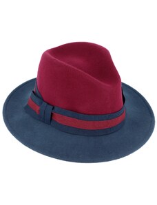 Fiebig - Headwear since 1903 Dámsky dvojfarebný plstený klobúk od Fiebig - Aisha Burgundy