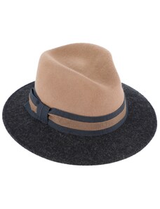 Fiebig - Headwear since 1903 Dámsky dvojfarebný plstený klobúk od Fiebig - Aisha Camel