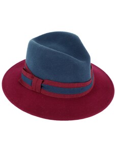 Fiebig - Headwear since 1903 Dámsky dvojfarebný plstený klobúk od Fiebig - Aisha Marine
