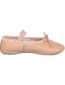 Slazenger Full Sole Leather Ballet Shoe Infant Nude