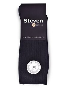 Steven Pánske ponožky bambusové, bezšvové čierne, veľ. 44-46
