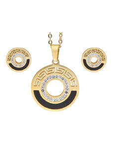 Doria Set šperkov z ocele zlatý K004