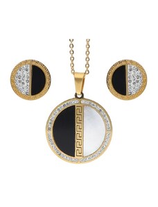 Doria Set šperkov z ocele zlatý K027