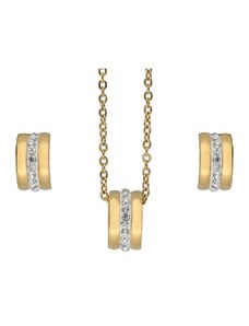 Doria Set šperkov z ocele zlatý K139