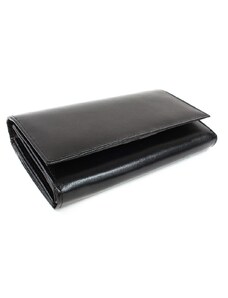 Arwel Černá dámská kožená klopnová peněženka 511-2121-60