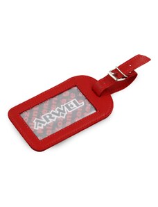 Arwel Červená kožená visačka na zavazadlo 619-5405-31