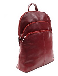 Arwel Červený kožený batoh 311-8955-31
