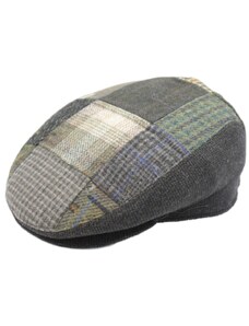 Fiebig - Headwear since 1903 Pánska zelená zimná bekovka - Patchwork