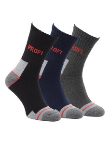 Bavlnené froté spevnené pracovné ponožky RS