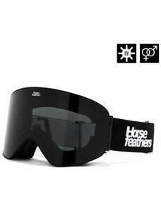 Čierne snowboardové okuliare Horsefeathers Edmond