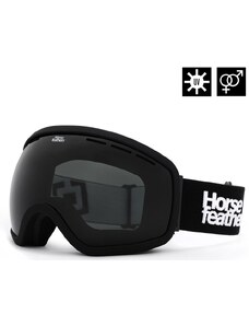 Čierne snowboardové okuliare Horsefeathers Knox