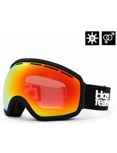 Čierno/červené snowboardové okuliare Horsefeathers Knox