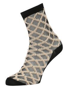Swedish Stockings Ponožky béžová / čierna