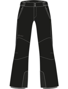 Dámske lyžiarske nohavice Elare-w black - Kilpi