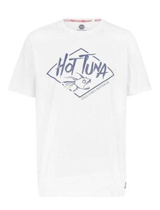 Hot Tuna Crew Pánske Tričko Biele Biela 4XL