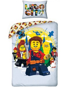 Halantex Bavlnené posteľné obliečky LEGO CITY Adventures - 100% bavlna - 70 x 90 cm + 140 x 200 cm