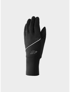 4F Unisex softshellové rukavice Touch Screen - čierne