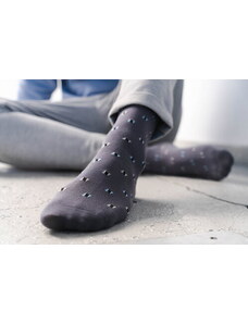 Steven Pánske ponožky 056-153 šedé/41, Farba šedá
