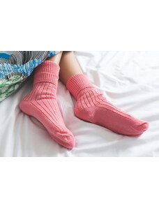 Steven Dámske ponožky teplé 067-064 ružové/37, Farba ružová