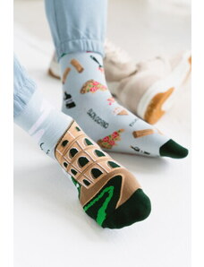 More Dámske štýlové ponožky Rome 078-A064 mätové/42, Farba mätová