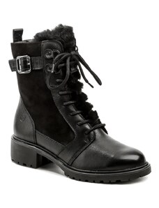 Tamaris 1-26852-29 čierne dámske zimné topánky
