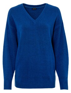 bonprix Pletený pulóver, oversize, farba modrá