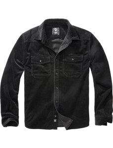 BRANDIT košeľa Corduroy Classic Shirt Long Sleeve Čierna