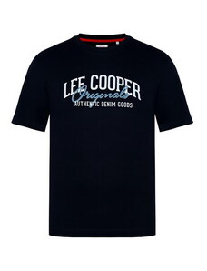 Lee Cooper Pánske Tričko Cooper Logo Čierne Čierna M
