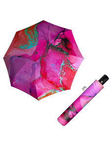 Doppler Magic Carbonsteel MARBLE - dámsky plne automatický dáždnik ružová