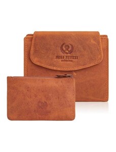 PAOLO PERUZZI Dámska peňaženka + puzdro ZUP-40-OR | oranžová ZUP-40-OR